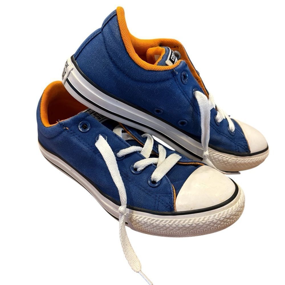 Converse CTAS Chuck Taylor Blue Low Top Sneakers 3Y little boy